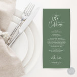 Cartões de agradecimentos de Partido Janto de Defi<br><div class="desc">Introduzindo o toque perfeito para a sua recepção de casamento - nosso elegante casamento Obrigado Coloque Cartões de Configuração, com o título "Celebração de Vamos"! Projetados para expressar sua profunda apreciação pela presença de cada convidado em seu dia especial, essas cartas são a maneira ideal de adicionar um toque pessoal...</div>