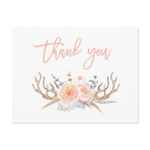 cartões de agradecimentos de penas, chá de fraldas