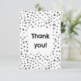 Cartões de agradecimentos de Pontos de Aquarela Co