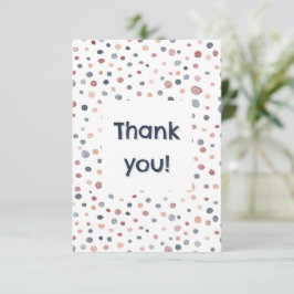 Cartões de agradecimentos de Pontos de Aquarela Ma