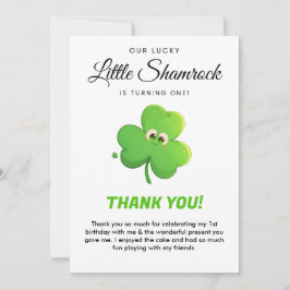 Cartões de agradecimentos de primeiro aniversario 