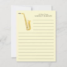 Cartões de agradecimentos de Professores de Banda 