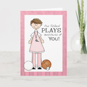 Cartões de agradecimentos de Professores do PE fem