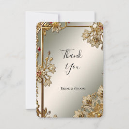 Cartões de agradecimentos de Quadro Floral de Orna