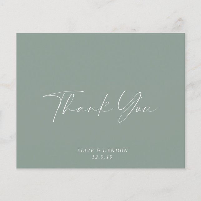 CARTÕES DE AGRADECIMENTOS de queda do orçamento (Frente)