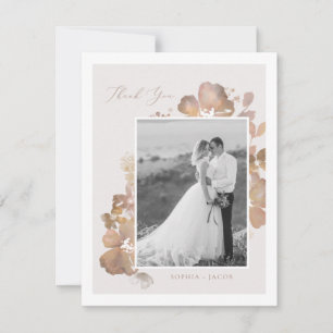 Cartões de agradecimentos de Romance de Aquarela