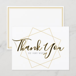 Cartões de agradecimentos de Script Clássico