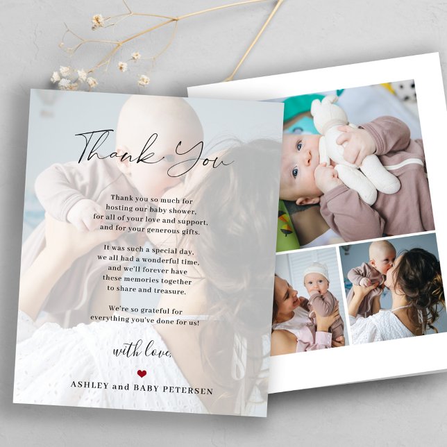 Cartões de agradecimentos de script de fotos do be (Criador carregado)