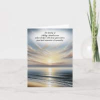 Cartões de agradecimentos de Simpatia da Manhã do 