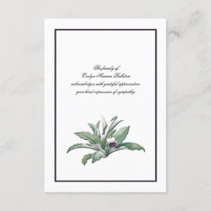 Cartões de agradecimentos De Simpatia Da Natureza