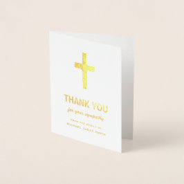 Cartões de agradecimentos de Simpatia de Folha de