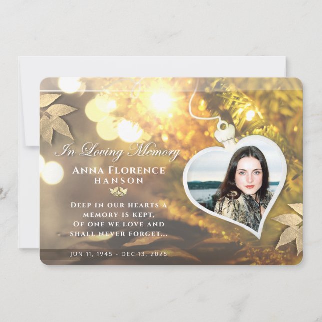 Cartões de agradecimentos de Simpatia de Foto Card (Frente)