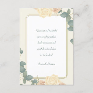Cartões de agradecimentos de Simpatia de Rosas Ama