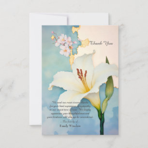 Cartões de agradecimentos de Simpatia Floral Neocl