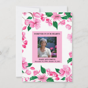 Cartões de agradecimentos de Simpatia Floral Rosa
