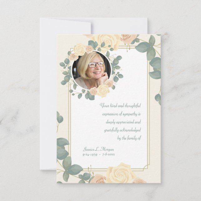 Cartões de agradecimentos de Simpatia Fotográfica  (Frente)