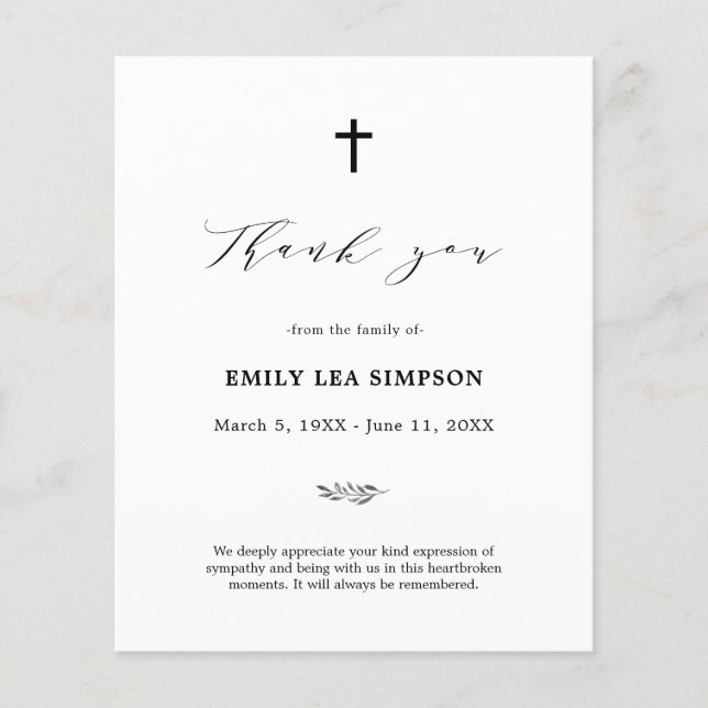 Cartões de agradecimentos de Simpatia Fotográfica  (Frente)