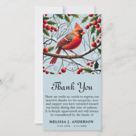 Cartões de agradecimentos de Simpatia Memorial Fun