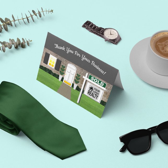 Cartões de agradecimentos de Sinal de Casa de Peça (Criador carregado)