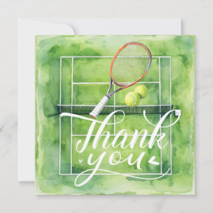 cartões de agradecimentos de tênis e aquarela da e
