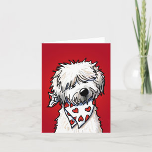 Cartões de agradecimentos de Terrier Wheaten