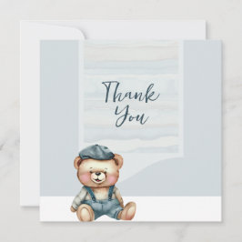 Cartões de agradecimentos De Urso Encantado Casual