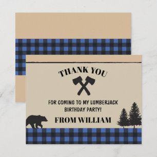 Cartões de agradecimentos de verificação de Festa 