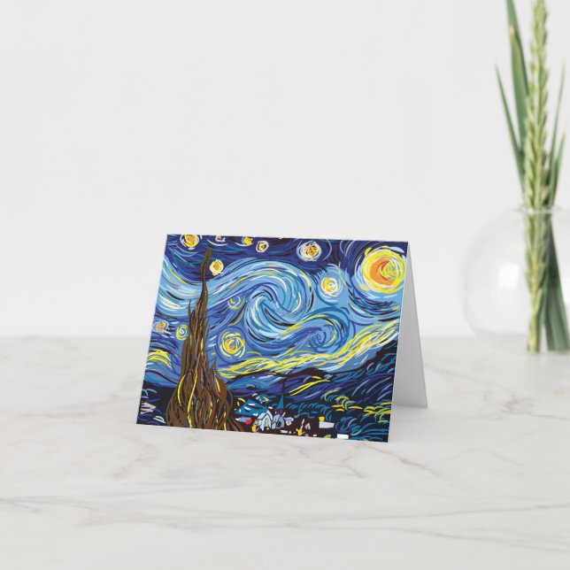 Cartões de agradecimentos de Vincent van Gogh (Frente)