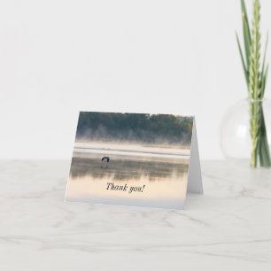 Cartões de agradecimentos de Voo da Manhã Foggy