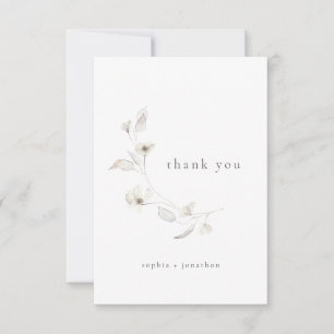Cartões de agradecimentos Delicate Blossoms