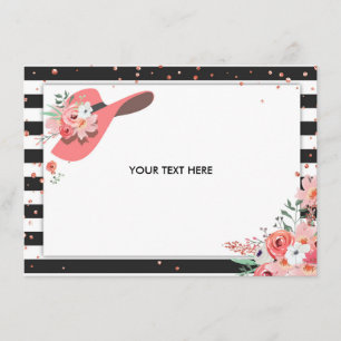 Cartões de agradecimentos Derby Chá de panela Vist