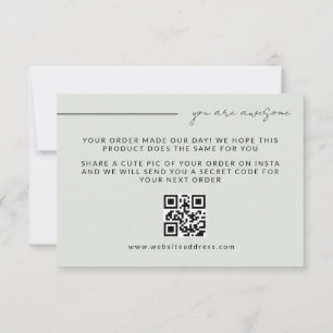 Cartões de agradecimentos digital elegante para pe