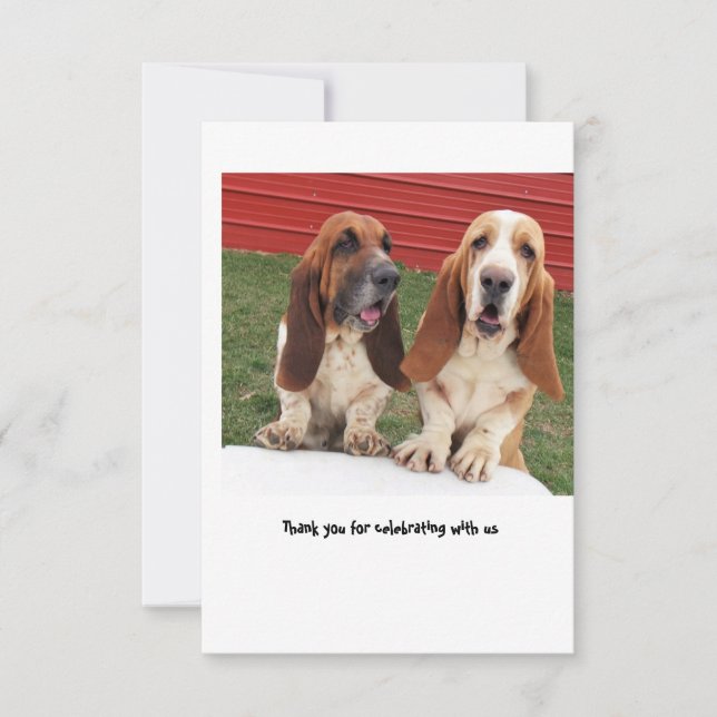 cartões de agradecimentos do casamento (Frente)