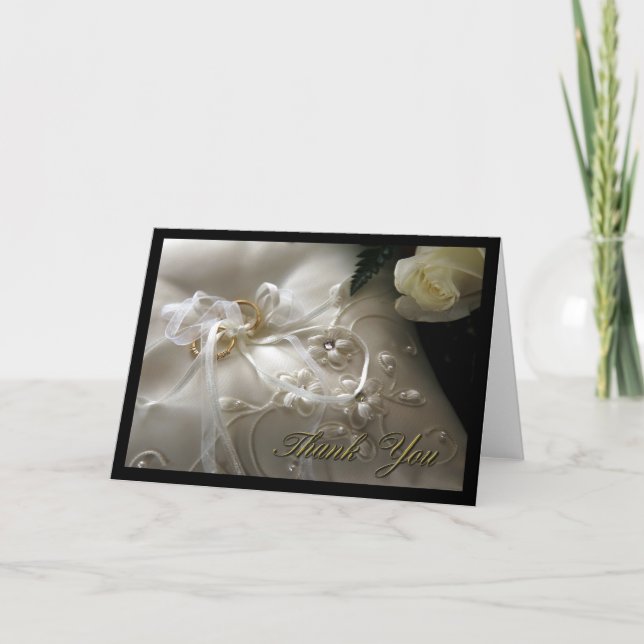 Cartões de agradecimentos do casamento (Frente)