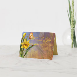Cartões de agradecimentos do casamento da flor e