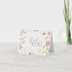 Cartões de agradecimentos do Chá das Flores de Jar