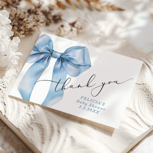 Cartões de agradecimentos do Chá de fraldas Arco a