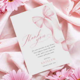 Cartões de agradecimentos do Chá de fraldas da Fit