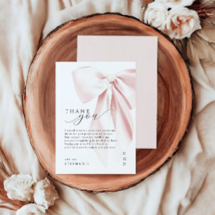 Cartões de agradecimentos do Chá de fraldas do Arc