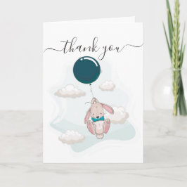 Cartões de agradecimentos do Chá de fraldas do bal