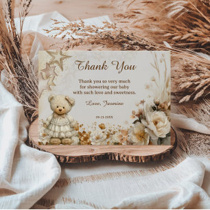 Cartões de agradecimentos do Chá de fraldas do Urs