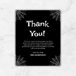 Cartões de agradecimentos do Chá de panela Black H