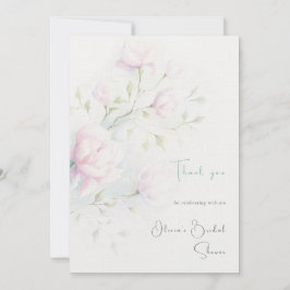 Cartões de agradecimentos do Chá de panela Magnoli