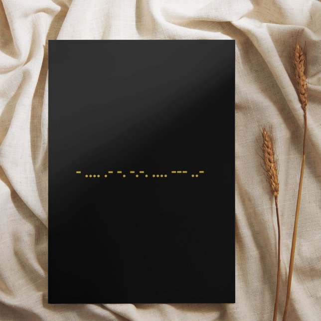 Cartões de agradecimentos do código Morse (Criador carregado)