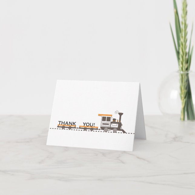 Cartões de agradecimentos do comboio (Frente)