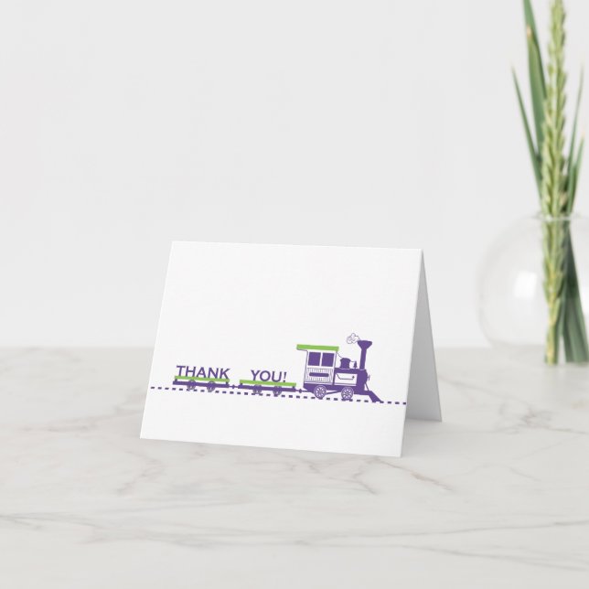 Cartões de agradecimentos do comboio (Frente)