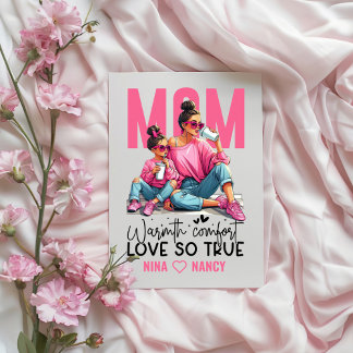 CARTÕES DE AGRADECIMENTOS do Dia de as mães MOM