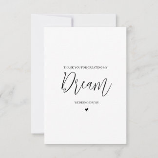 Cartões de agradecimentos do Fornecedor de Casamen