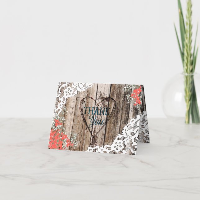 Cartões de agradecimentos do laço da respiração do (Frente)