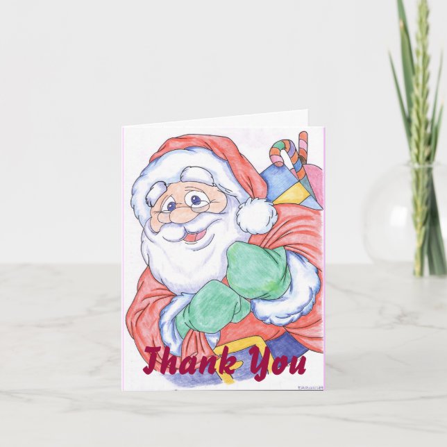 Cartões de agradecimentos do Natal (Frente)